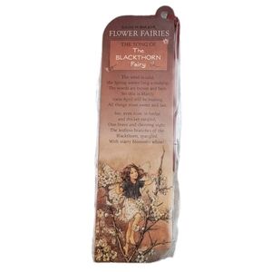 If 2008 Song Of Blackthorn Fairy Bookmark, Cicely M. Barker Flower Fairies #6302